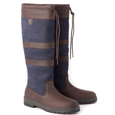 Dubarry Galway Boots - Navy & Brown 
